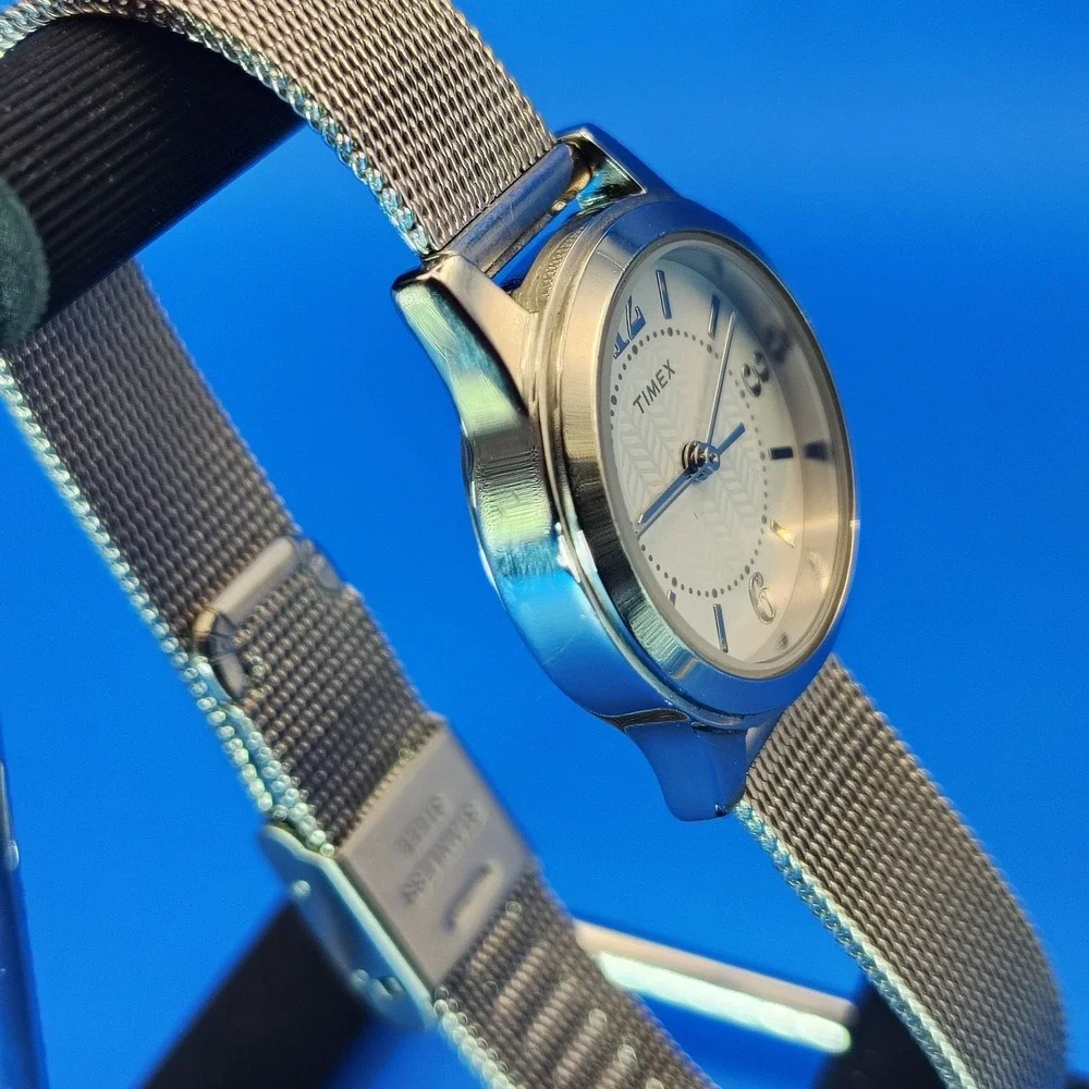 2018 Timex Women's Quartz Watch Stainless Steel Mesh‎ Bracelet